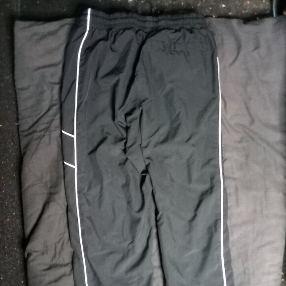 Vintage Y2K Nike Striped Mesh Lined Wind Pants Joggers Trainers - Picture 4 of 8